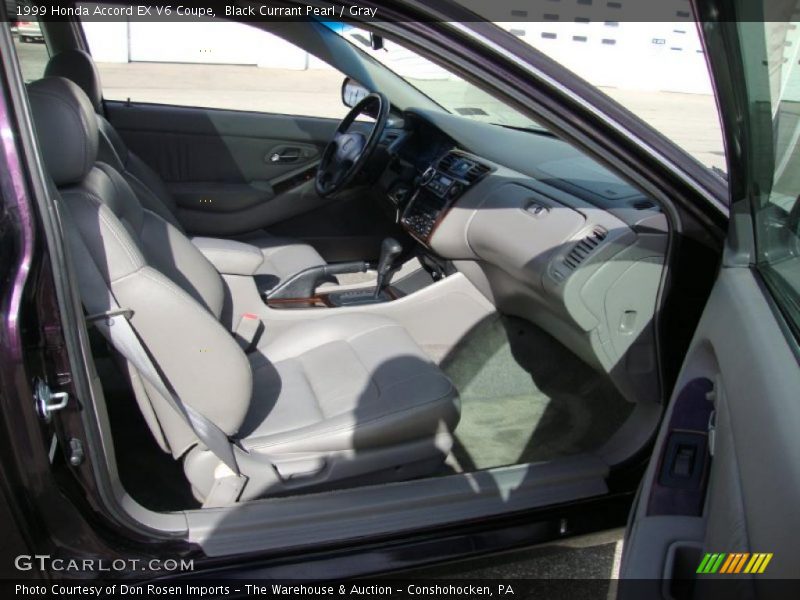 Black Currant Pearl / Gray 1999 Honda Accord EX V6 Coupe