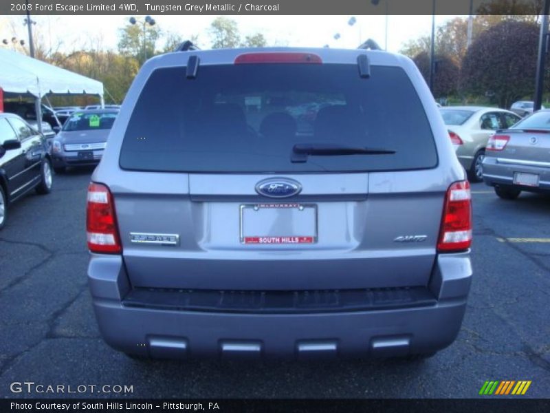 Tungsten Grey Metallic / Charcoal 2008 Ford Escape Limited 4WD