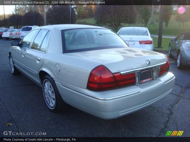 Gold Ash Metallic / Medium Parchment 2005 Mercury Grand Marquis GS