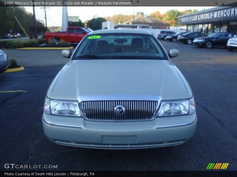 Gold Ash Metallic / Medium Parchment 2005 Mercury Grand Marquis GS