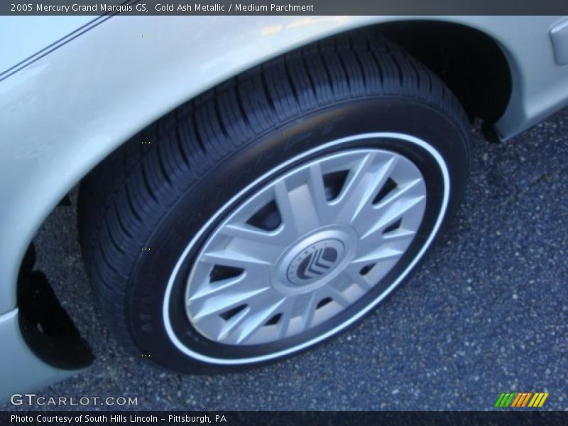 Gold Ash Metallic / Medium Parchment 2005 Mercury Grand Marquis GS