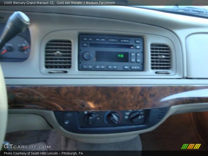 Gold Ash Metallic / Medium Parchment 2005 Mercury Grand Marquis GS