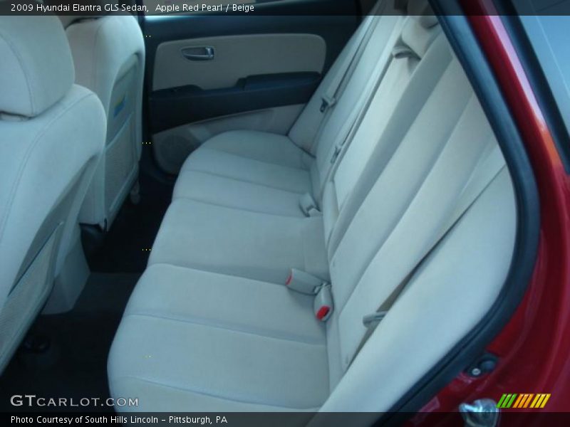 Apple Red Pearl / Beige 2009 Hyundai Elantra GLS Sedan