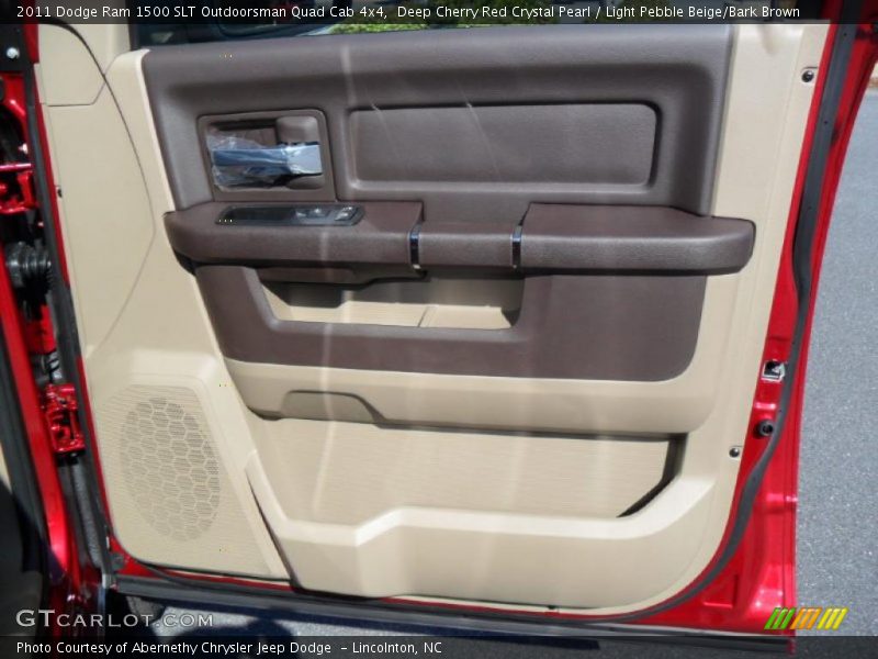 Door Panel of 2011 Ram 1500 SLT Outdoorsman Quad Cab 4x4