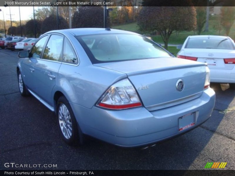 Light Ice Blue Metallic / Light Camel 2008 Mercury Sable Sedan