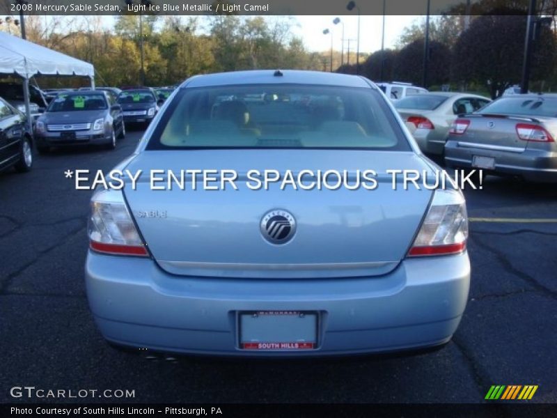 Light Ice Blue Metallic / Light Camel 2008 Mercury Sable Sedan