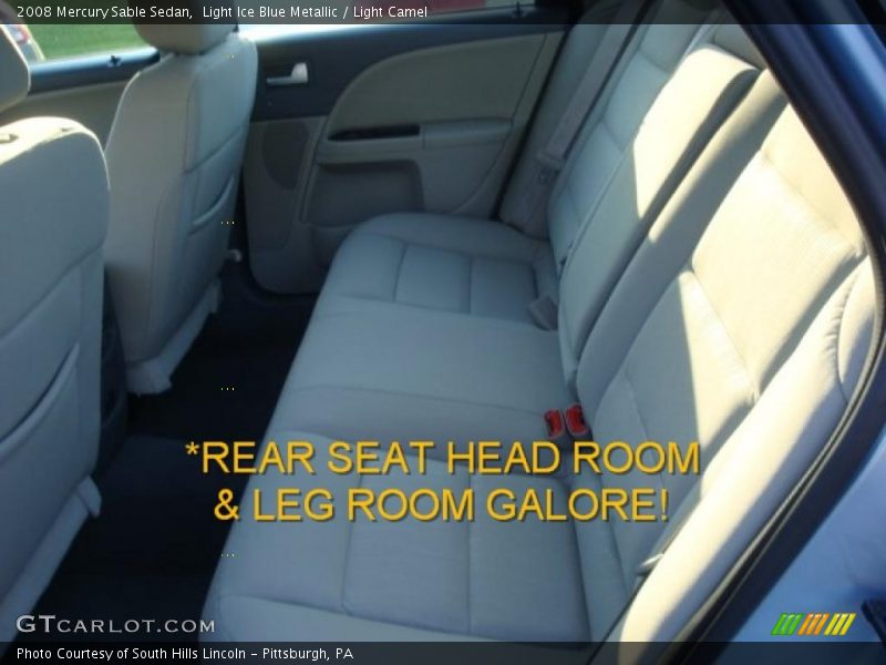 Light Ice Blue Metallic / Light Camel 2008 Mercury Sable Sedan