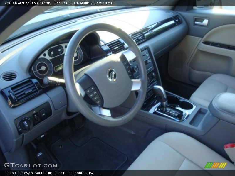 Light Ice Blue Metallic / Light Camel 2008 Mercury Sable Sedan