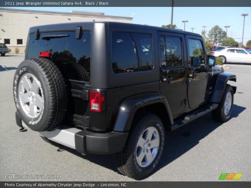 Black / Black 2011 Jeep Wrangler Unlimited Sahara 4x4