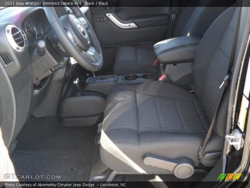  2011 Wrangler Unlimited Sahara 4x4 Black Interior