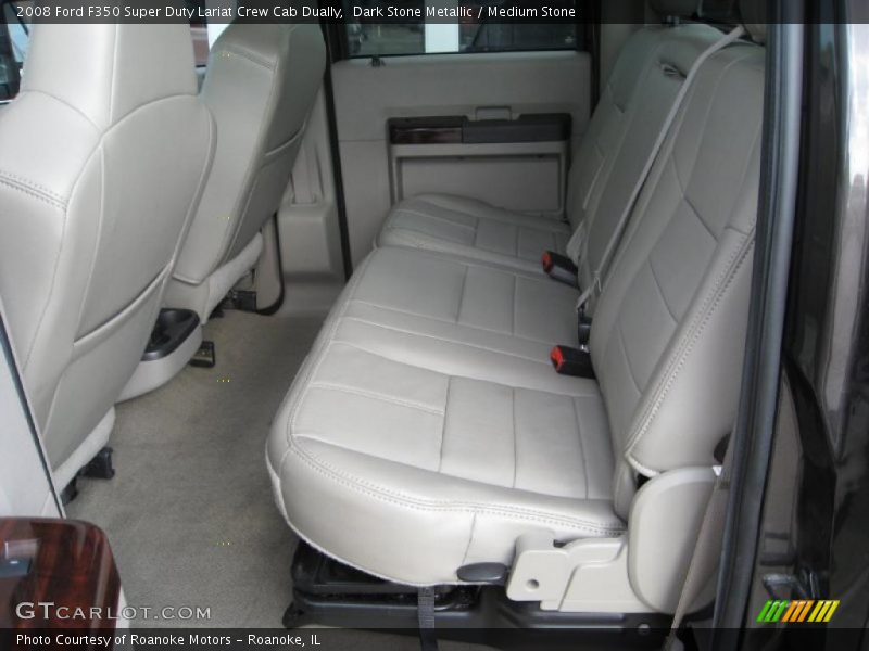  2008 F350 Super Duty Lariat Crew Cab Dually Medium Stone Interior