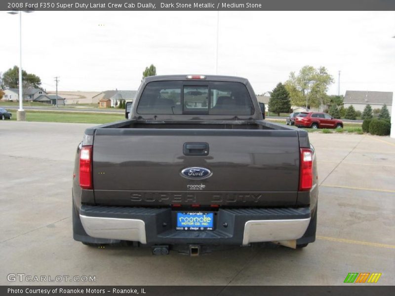 Dark Stone Metallic / Medium Stone 2008 Ford F350 Super Duty Lariat Crew Cab Dually