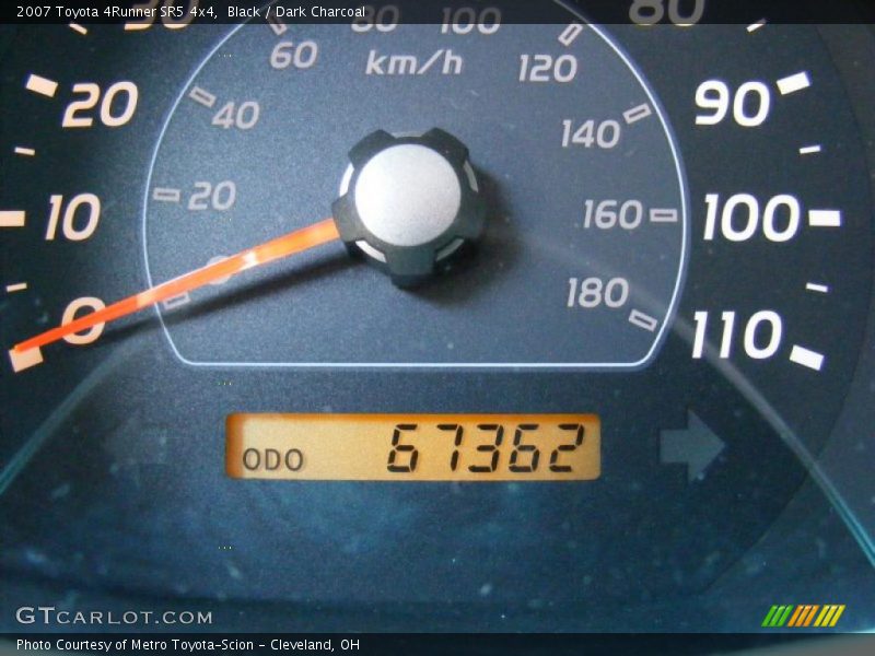 Black / Dark Charcoal 2007 Toyota 4Runner SR5 4x4