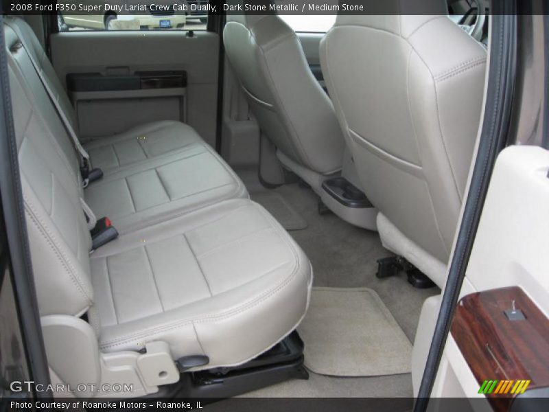  2008 F350 Super Duty Lariat Crew Cab Dually Medium Stone Interior