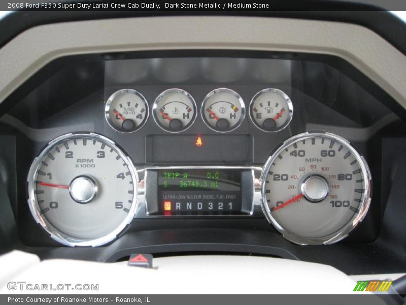  2008 F350 Super Duty Lariat Crew Cab Dually Lariat Crew Cab Dually Gauges