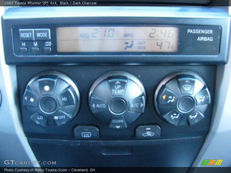 Black / Dark Charcoal 2007 Toyota 4Runner SR5 4x4