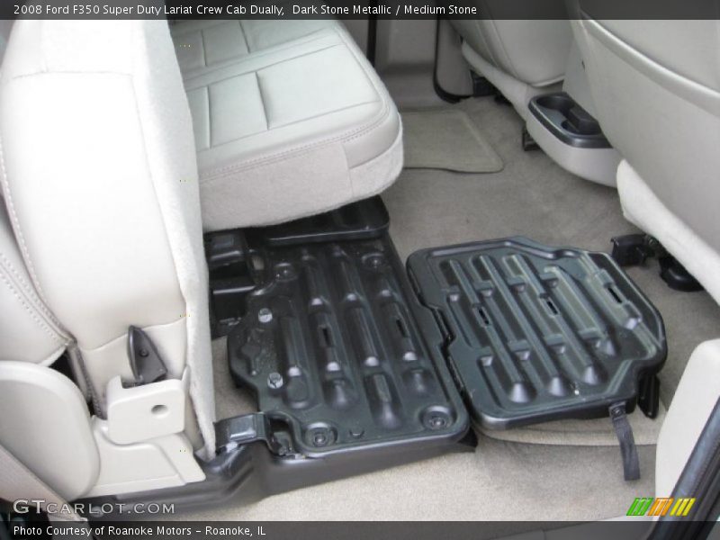 Dark Stone Metallic / Medium Stone 2008 Ford F350 Super Duty Lariat Crew Cab Dually