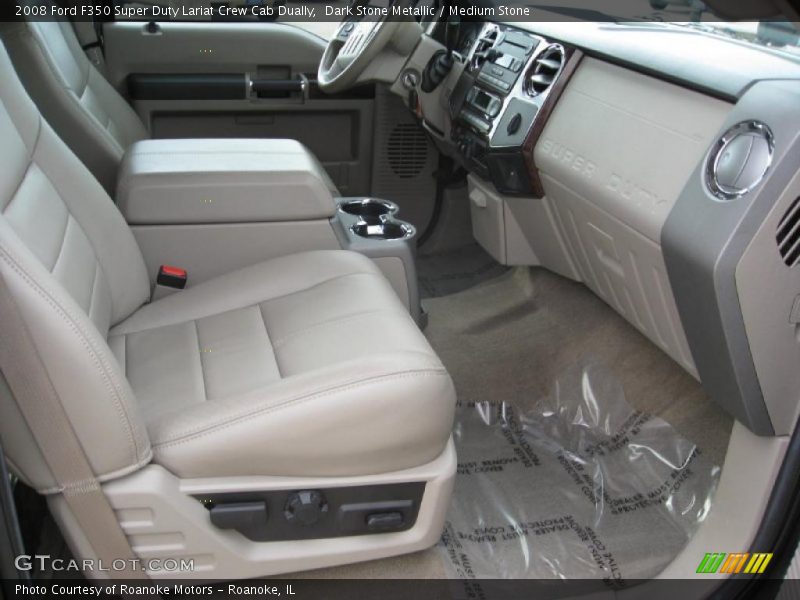  2008 F350 Super Duty Lariat Crew Cab Dually Medium Stone Interior