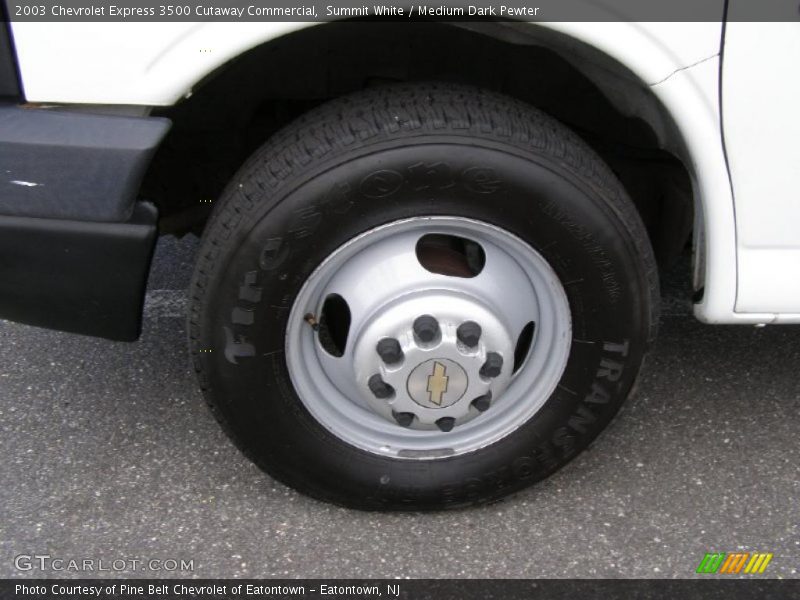 Summit White / Medium Dark Pewter 2003 Chevrolet Express 3500 Cutaway Commercial