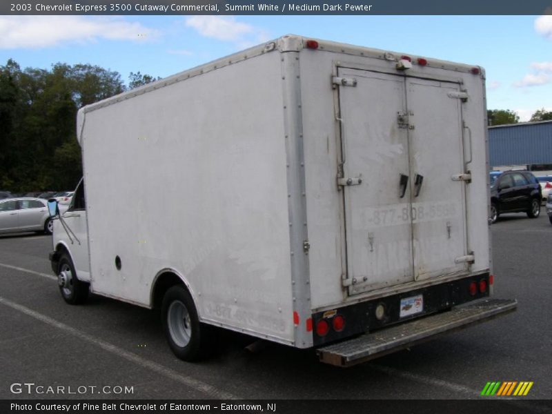 Summit White / Medium Dark Pewter 2003 Chevrolet Express 3500 Cutaway Commercial