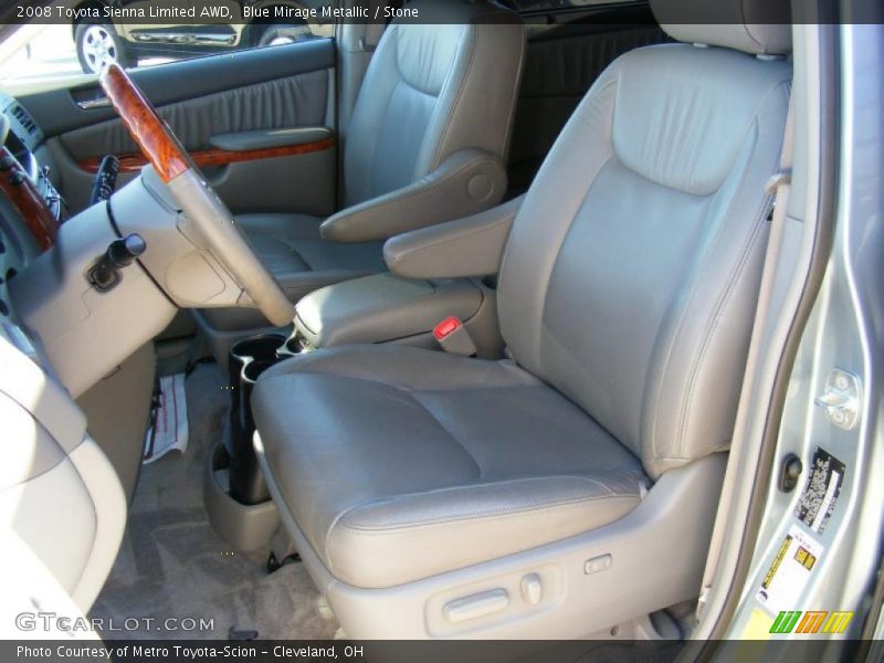 Blue Mirage Metallic / Stone 2008 Toyota Sienna Limited AWD