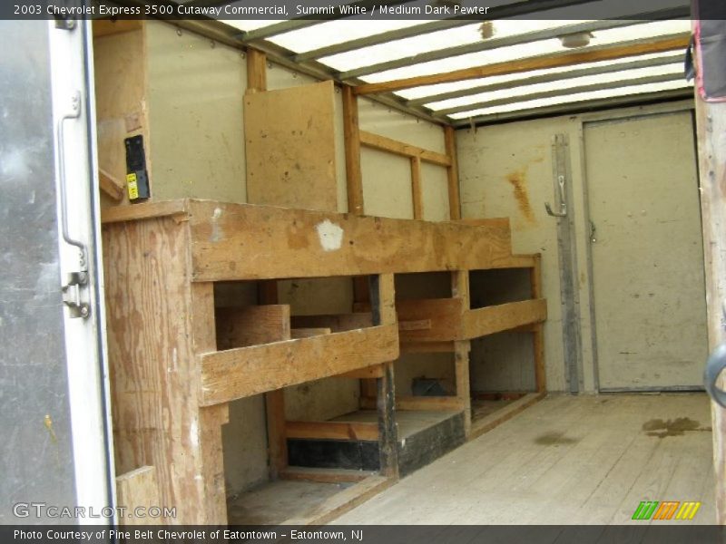 Summit White / Medium Dark Pewter 2003 Chevrolet Express 3500 Cutaway Commercial