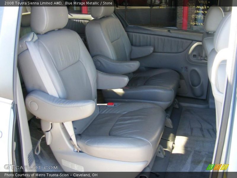 Blue Mirage Metallic / Stone 2008 Toyota Sienna Limited AWD