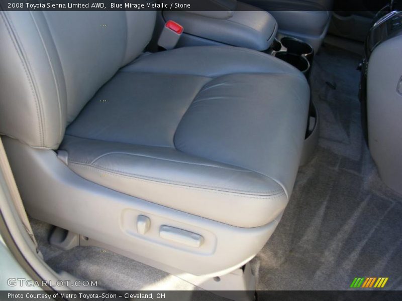 Blue Mirage Metallic / Stone 2008 Toyota Sienna Limited AWD