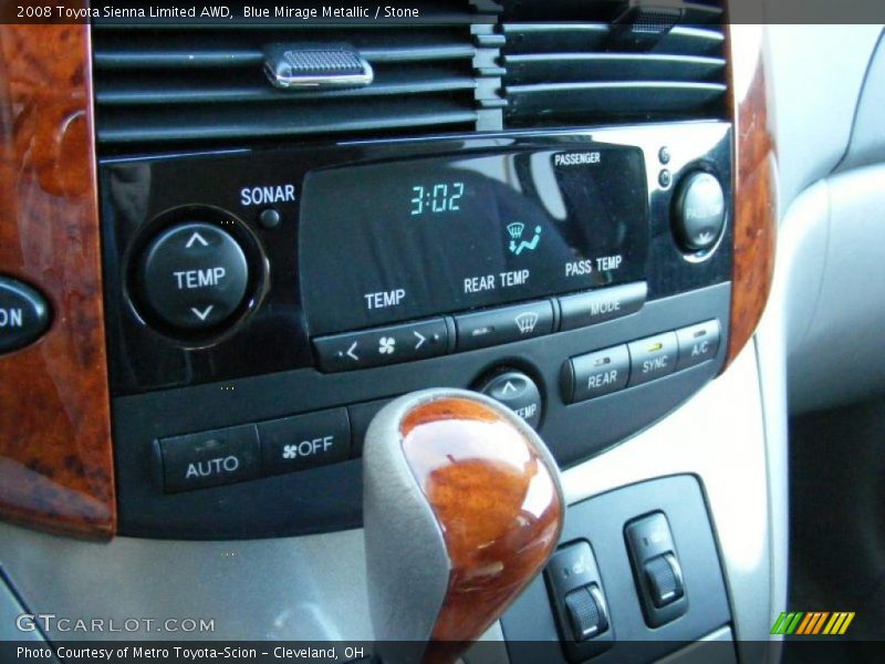 Blue Mirage Metallic / Stone 2008 Toyota Sienna Limited AWD
