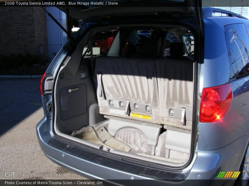 Blue Mirage Metallic / Stone 2008 Toyota Sienna Limited AWD