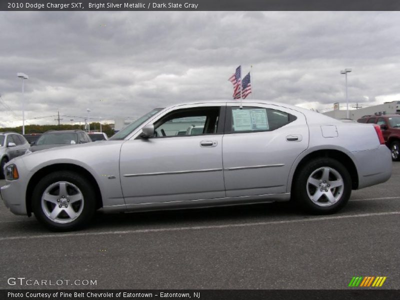 Bright Silver Metallic / Dark Slate Gray 2010 Dodge Charger SXT