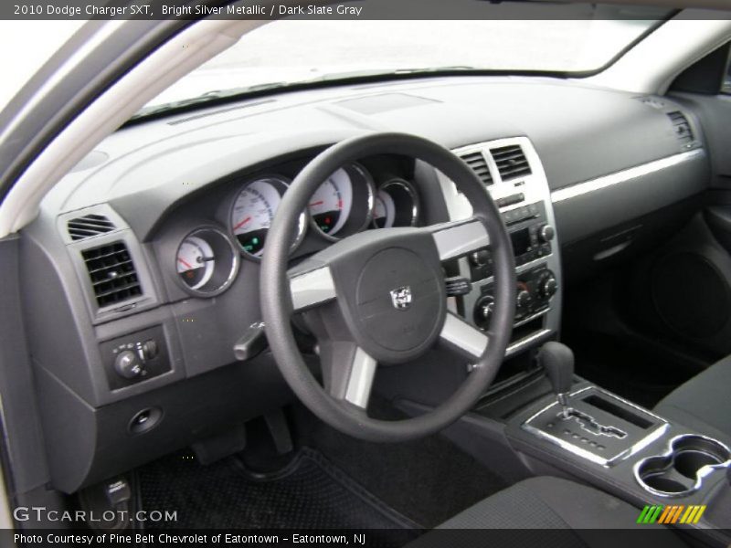 Bright Silver Metallic / Dark Slate Gray 2010 Dodge Charger SXT