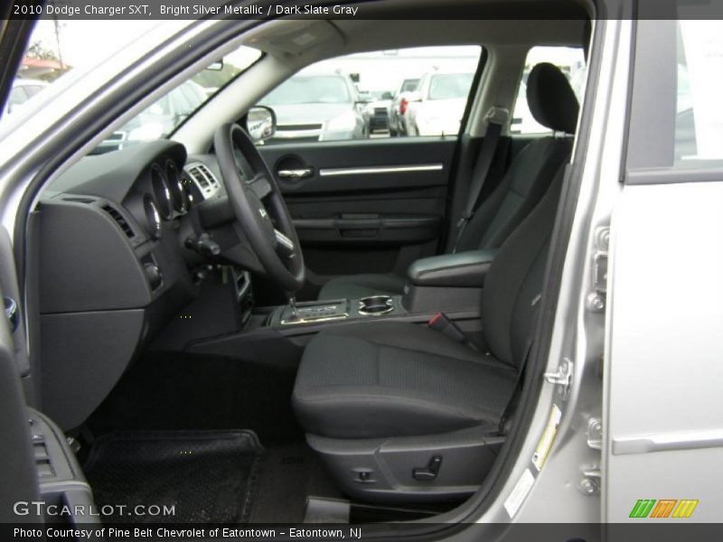 Bright Silver Metallic / Dark Slate Gray 2010 Dodge Charger SXT