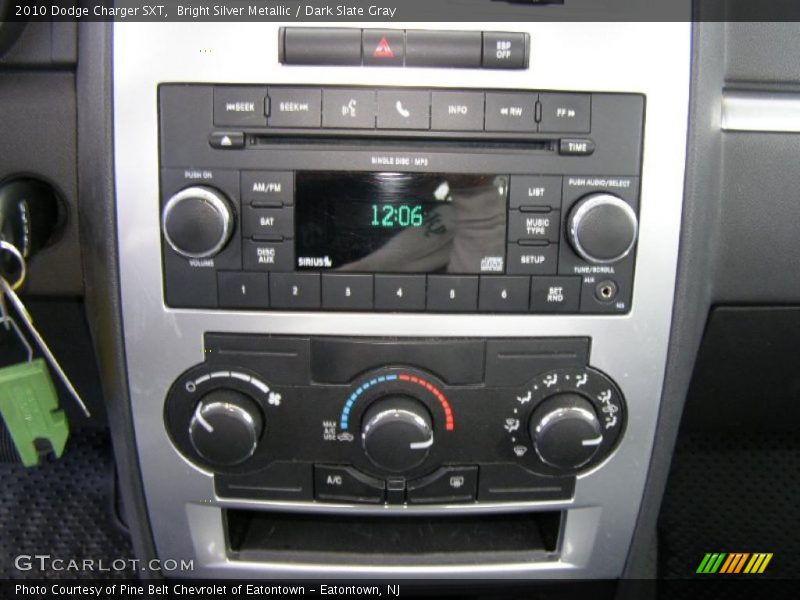 Bright Silver Metallic / Dark Slate Gray 2010 Dodge Charger SXT