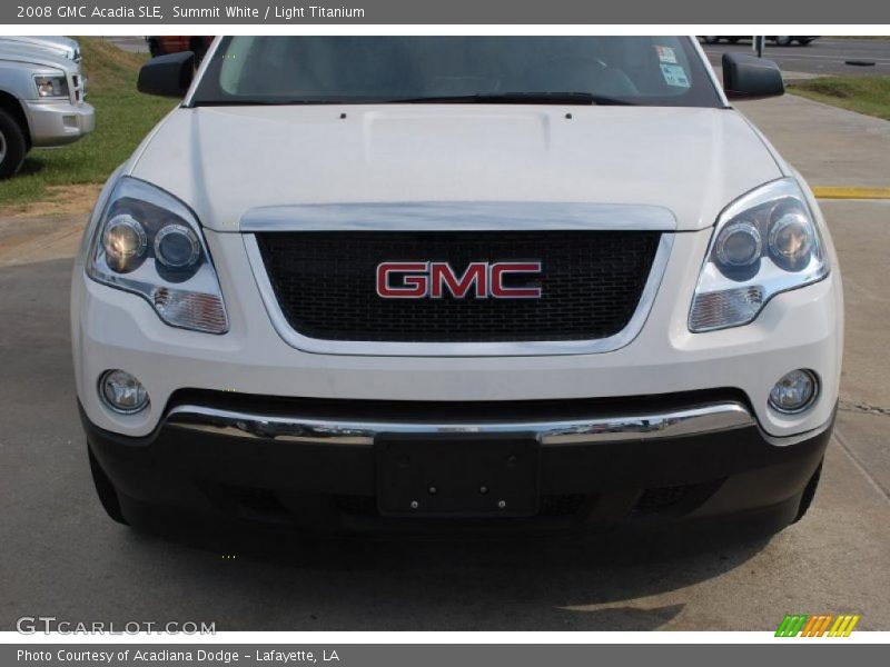 Summit White / Light Titanium 2008 GMC Acadia SLE