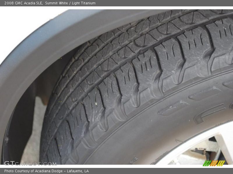 Summit White / Light Titanium 2008 GMC Acadia SLE