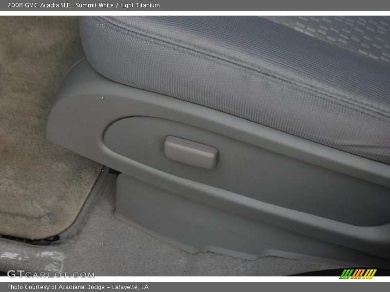 Summit White / Light Titanium 2008 GMC Acadia SLE