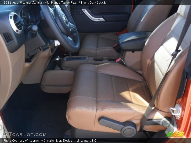  2011 Wrangler Sahara 4x4 Black/Dark Saddle Interior