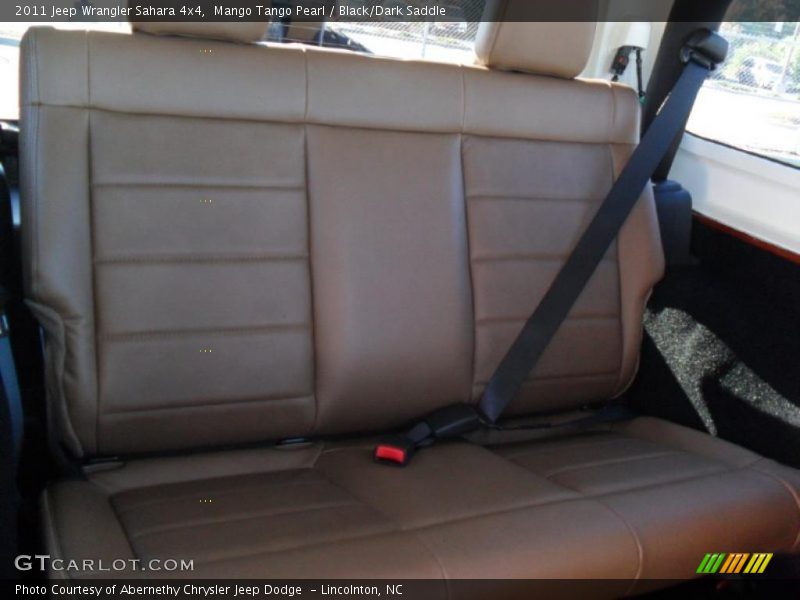  2011 Wrangler Sahara 4x4 Black/Dark Saddle Interior