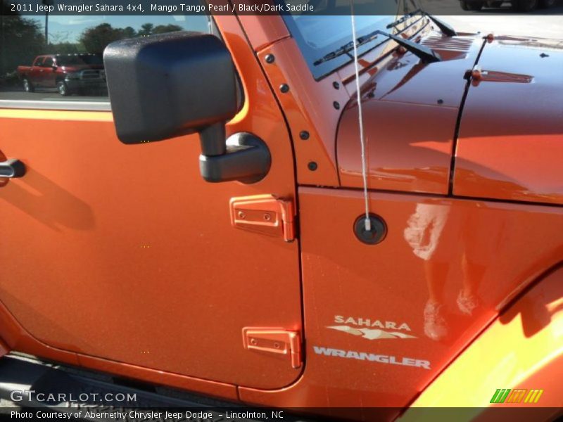Mango Tango Pearl / Black/Dark Saddle 2011 Jeep Wrangler Sahara 4x4