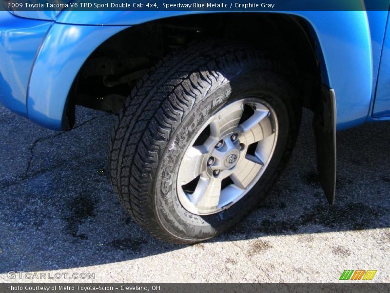 Speedway Blue Metallic / Graphite Gray 2009 Toyota Tacoma V6 TRD Sport Double Cab 4x4