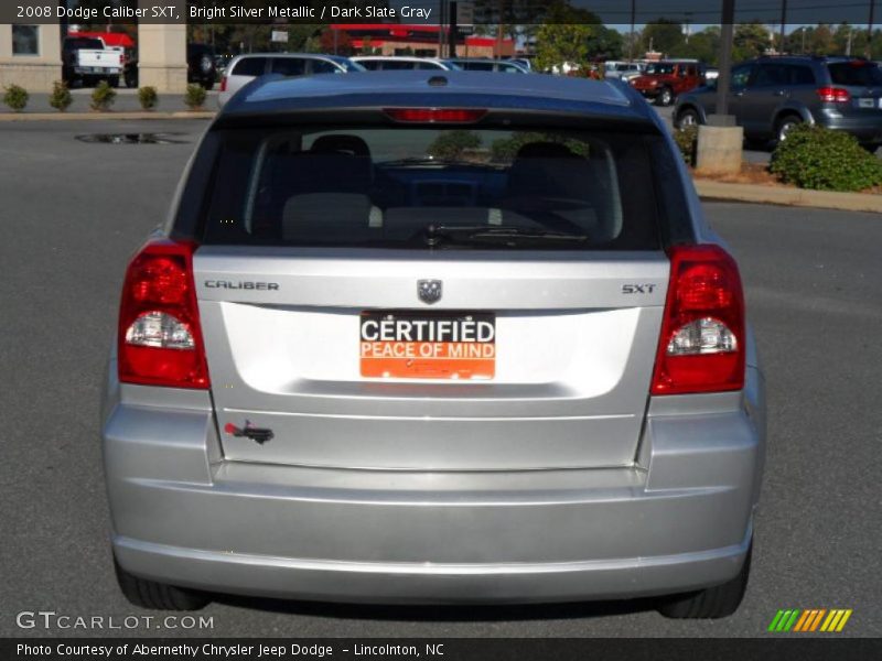 Bright Silver Metallic / Dark Slate Gray 2008 Dodge Caliber SXT