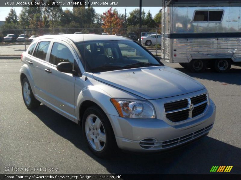 Bright Silver Metallic / Dark Slate Gray 2008 Dodge Caliber SXT