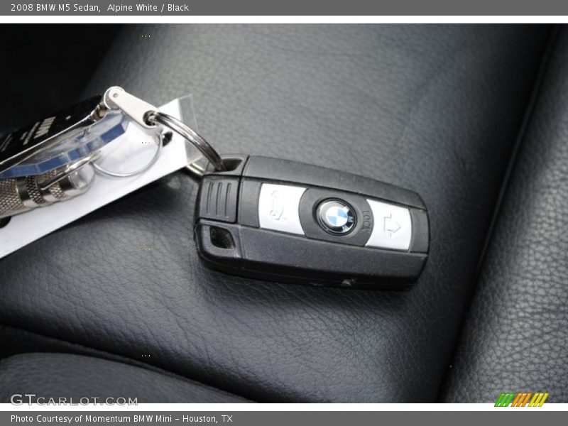 Alpine White / Black 2008 BMW M5 Sedan