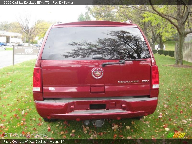 Red E / Pewter 2006 Cadillac Escalade ESV AWD