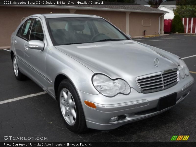 Brilliant Silver Metallic / Charcoal 2003 Mercedes-Benz C 240 Sedan