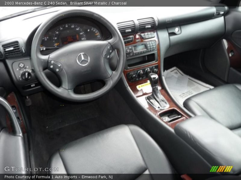 Brilliant Silver Metallic / Charcoal 2003 Mercedes-Benz C 240 Sedan