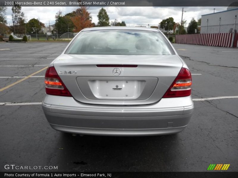 Brilliant Silver Metallic / Charcoal 2003 Mercedes-Benz C 240 Sedan