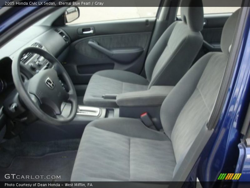  2005 Civic LX Sedan Gray Interior