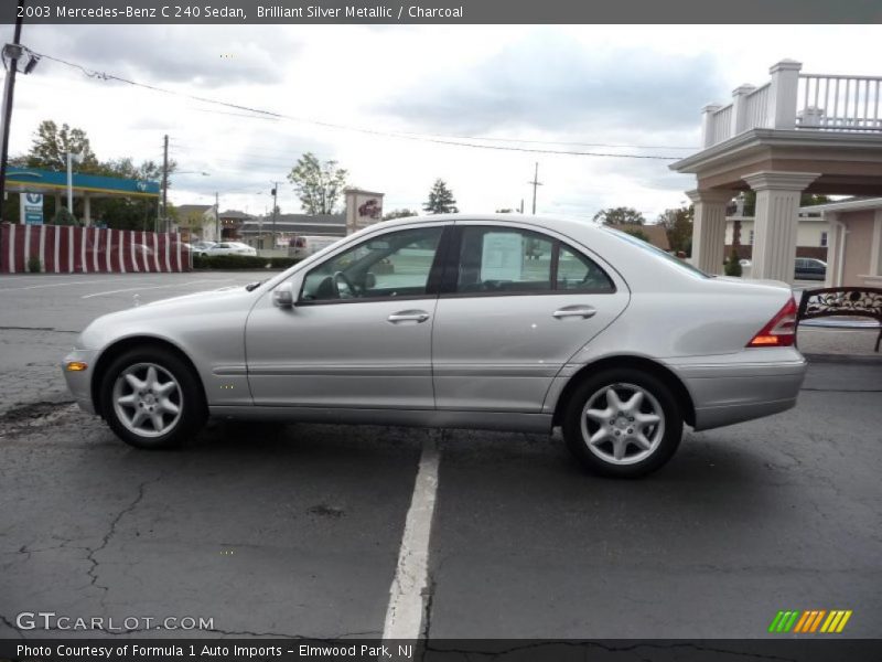 Brilliant Silver Metallic / Charcoal 2003 Mercedes-Benz C 240 Sedan